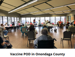 Vaccine POD in Onondaga County